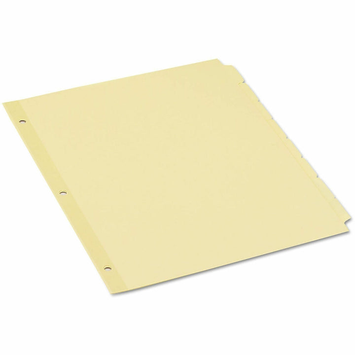 Image of Universal UNV20846 Self-Tab Index Dividers, 8-Tab, 11 x 8.5, Buff, 24 Sets