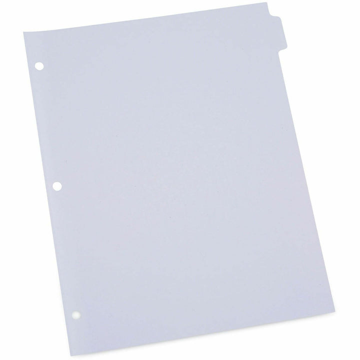 Image of Universal UNV20845 Self-Tab Index Dividers, 8-Tab, 11 x 8.5, White, 24 Sets