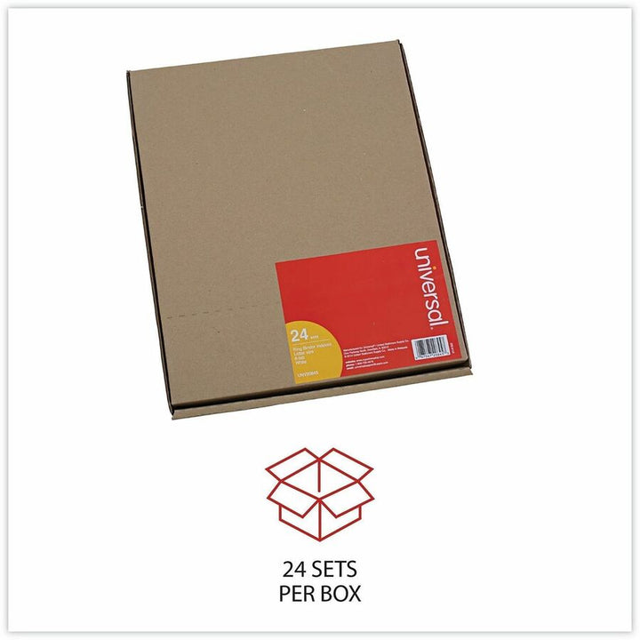 Image of Universal UNV20845 Self-Tab Index Dividers, 8-Tab, 11 x 8.5, White, 24 Sets
