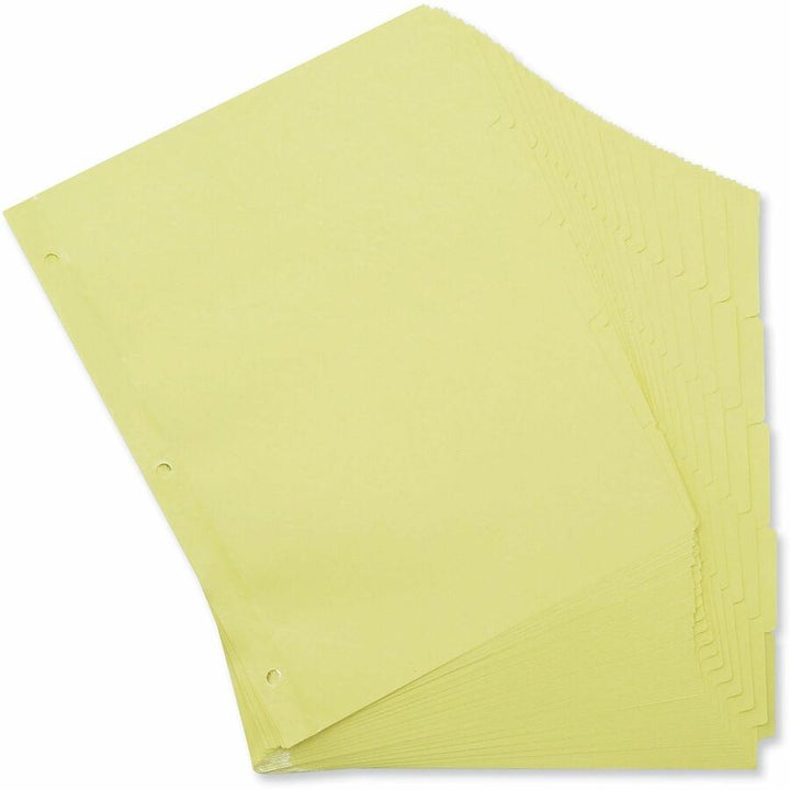 Image of Universal UNV20836 Self-Tab Index Dividers, 5-Tab, 11 x 8.5, Buff, 36 Sets