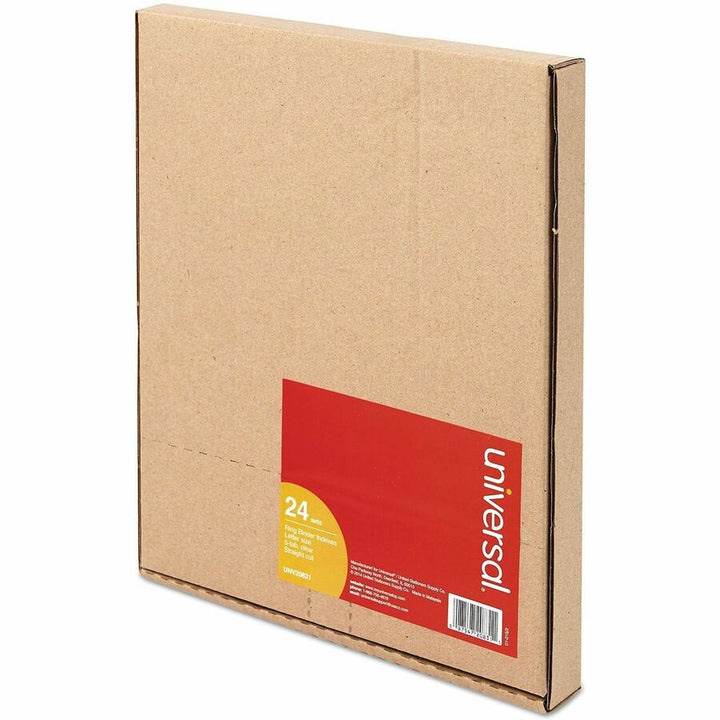 Image of Universal UNV20831 Insertable Tab Index, 5-Tab, 11 x 8.5, Buff, Clear Tabs, 24 Sets