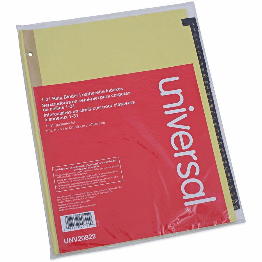 Image of Universal UNV20822 Index Divider