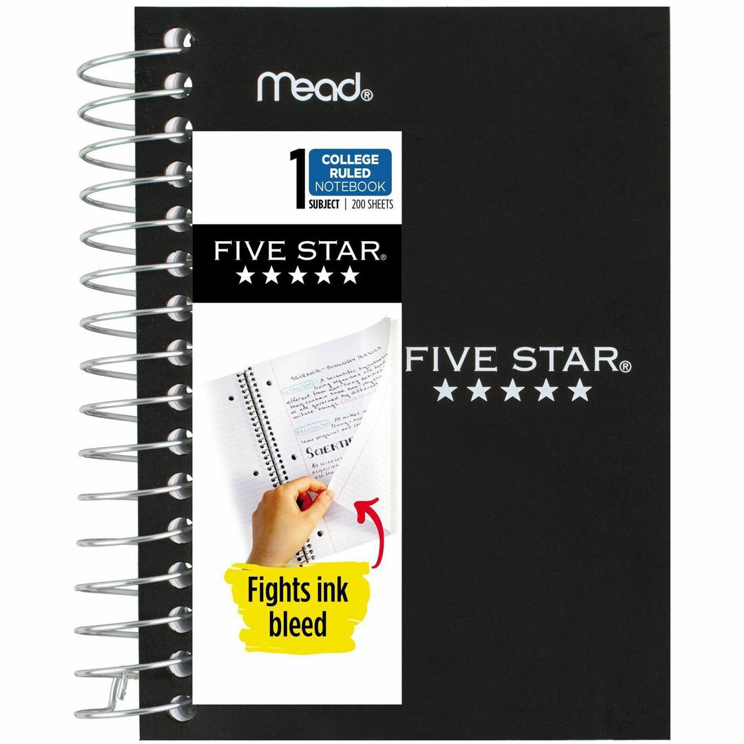 Image of Mead® Notebook, College Ruled, 200 Sheets, 5-1/2"x4", Assorted