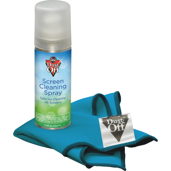 Image of Falcon Dust-Off DPTC LCD Plasma Screen Care, For Display Screen, Desktop Computer, Notebook, Mobile Phone, Digital Camera, Gray, 1 Each