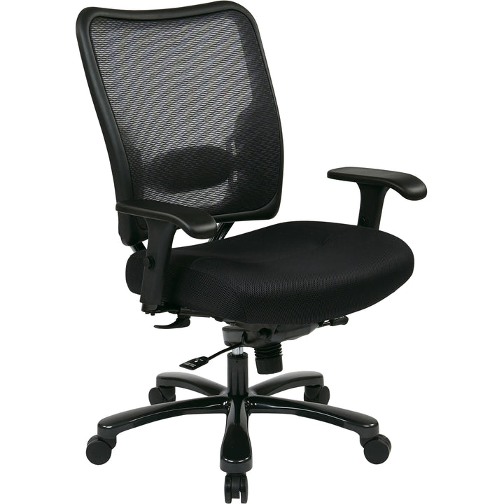 Image of OSP Furniture Big/Tall Mesh Chair, Air Grid, 30-1/4"x28-3/4"x44-1/2", BK