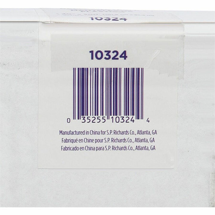 Image of Genuine Joe Table Cover Roll, Plastic, 40"x300', White