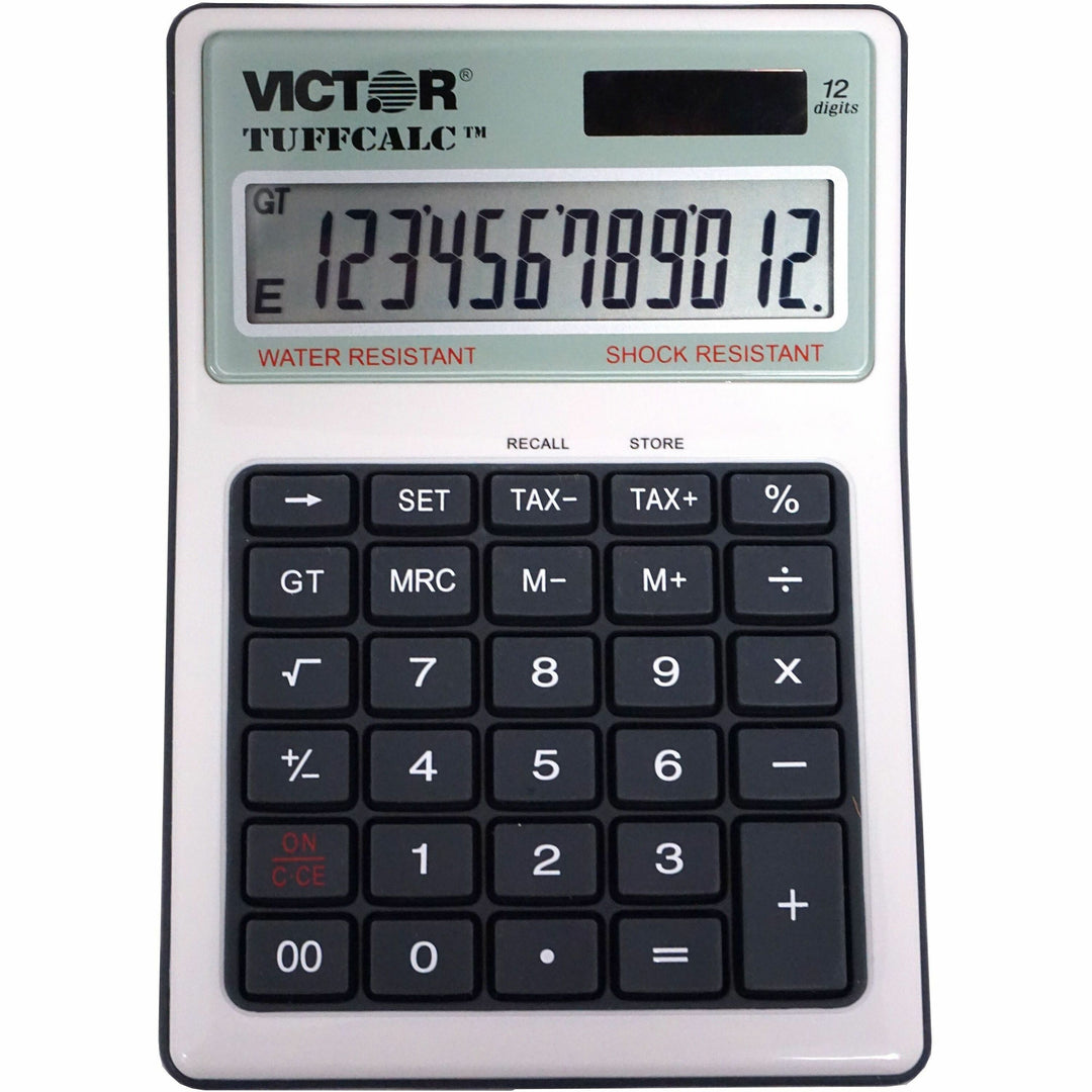 Image of Victor® Tuffcalc Desktop Calculator, 12-Digit Lcd