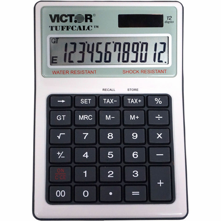 Image of Victor® Tuffcalc Desktop Calculator, 12-Digit Lcd