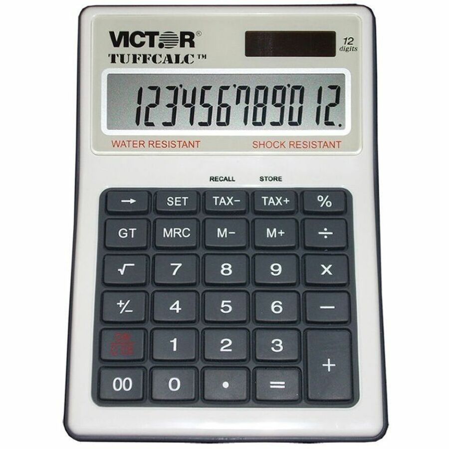 Image of Victor® Tuffcalc Desktop Calculator, 12-Digit Lcd