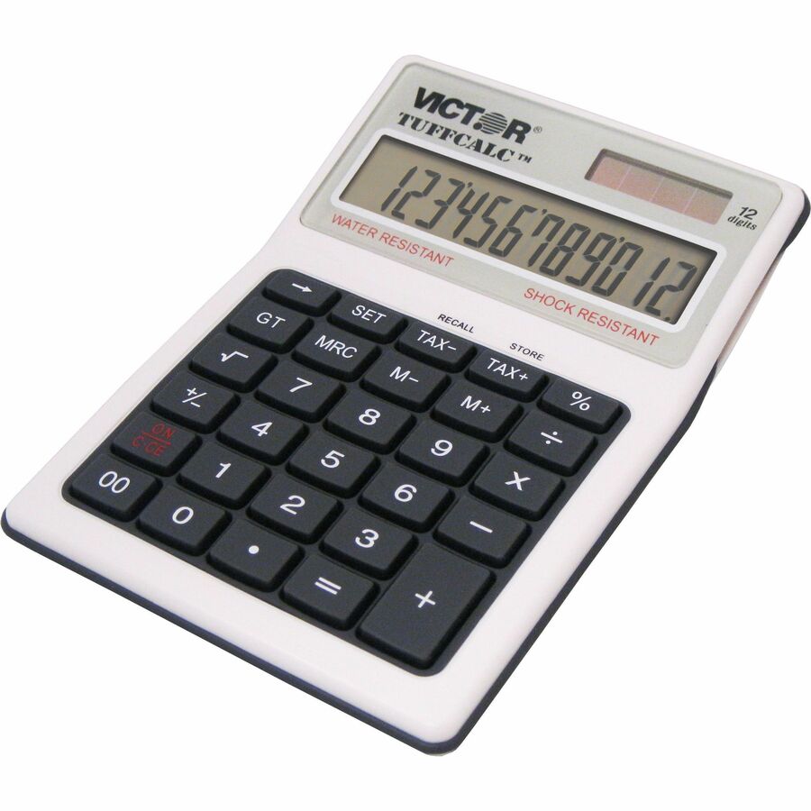 Image of Victor® Tuffcalc Desktop Calculator, 12-Digit Lcd
