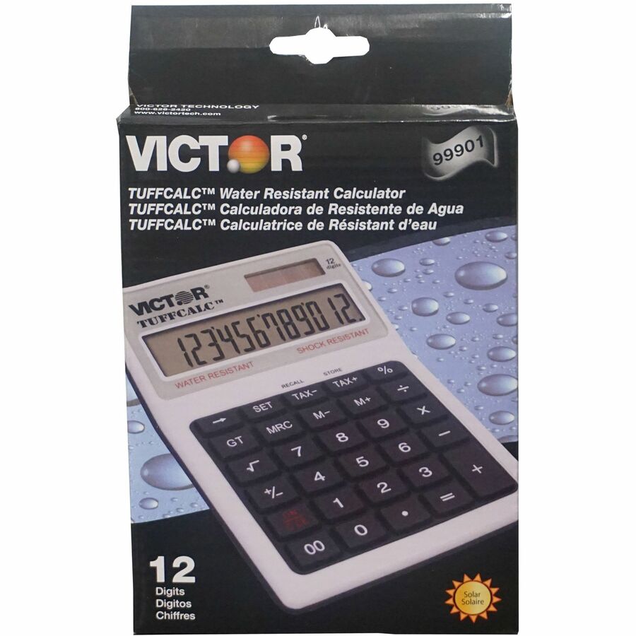 Image of Victor® Tuffcalc Desktop Calculator, 12-Digit Lcd