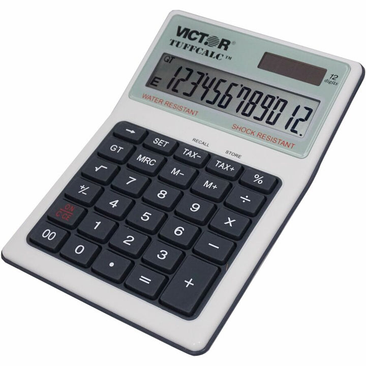 Image of Victor® Tuffcalc Desktop Calculator, 12-Digit Lcd