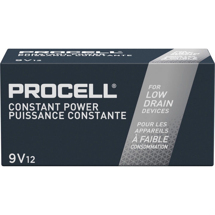 Image of Duracell® Batteries, Alkaline, 9 Volt, 12/BX, Black/Copper