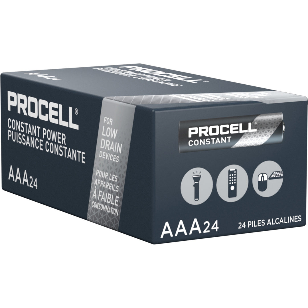 Image of Duracell® Batteries, Alkaline, AAA, 24/BX, Black/Copper