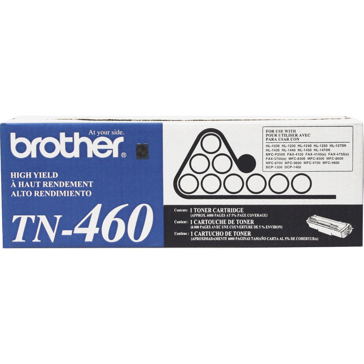 Image of Brother TN460 High-yield Toner Cartridge, 6000 Pages, 1 Each