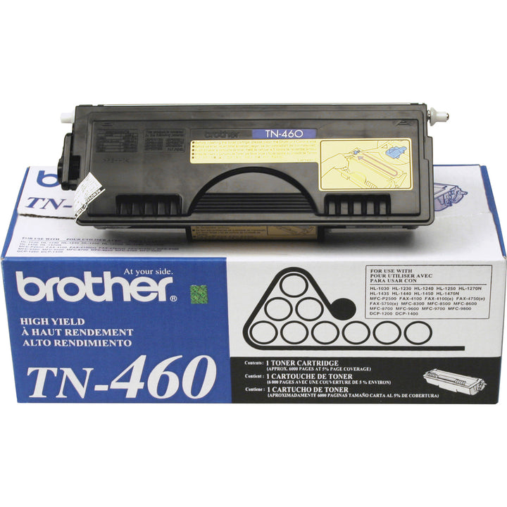 Image of Brother TN460 High-yield Toner Cartridge, 6000 Pages, 1 Each