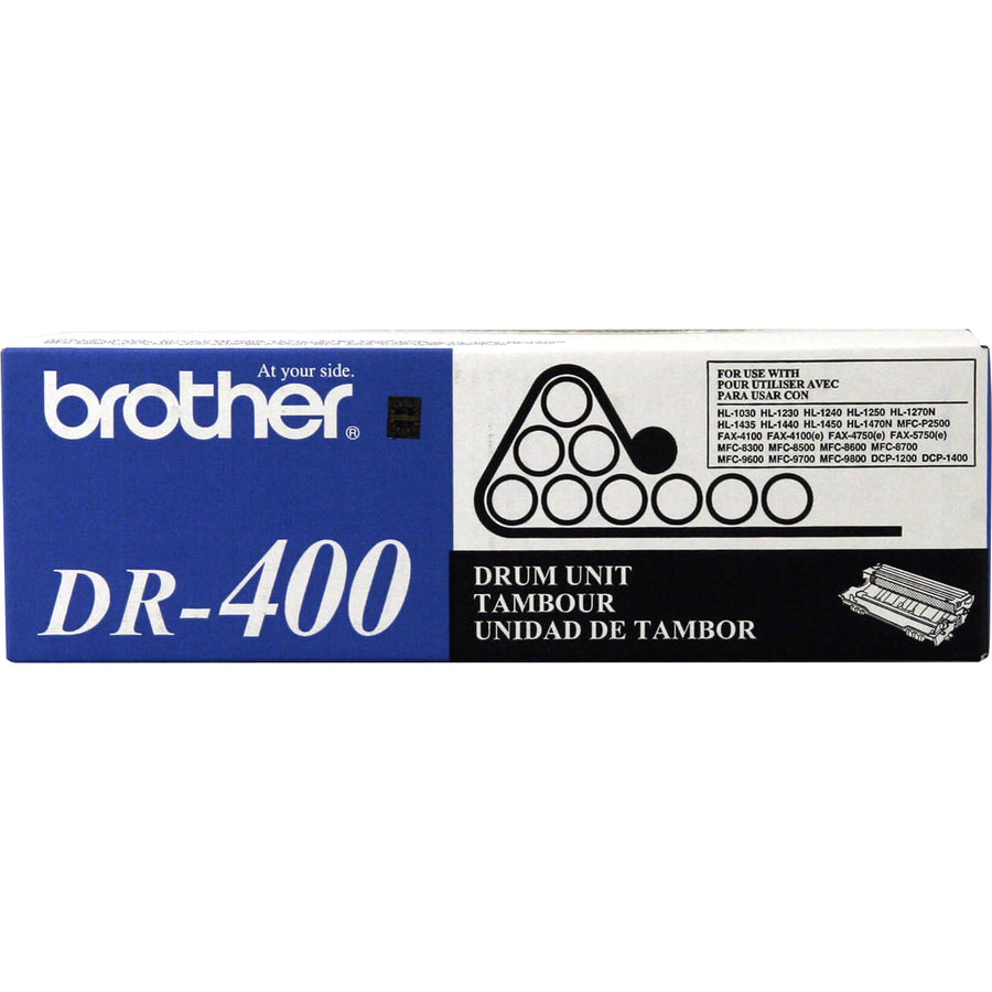 Image of Brother DR400 Replacement Drum Unit, Laser Print Technology, Black, Retail, 1 Each