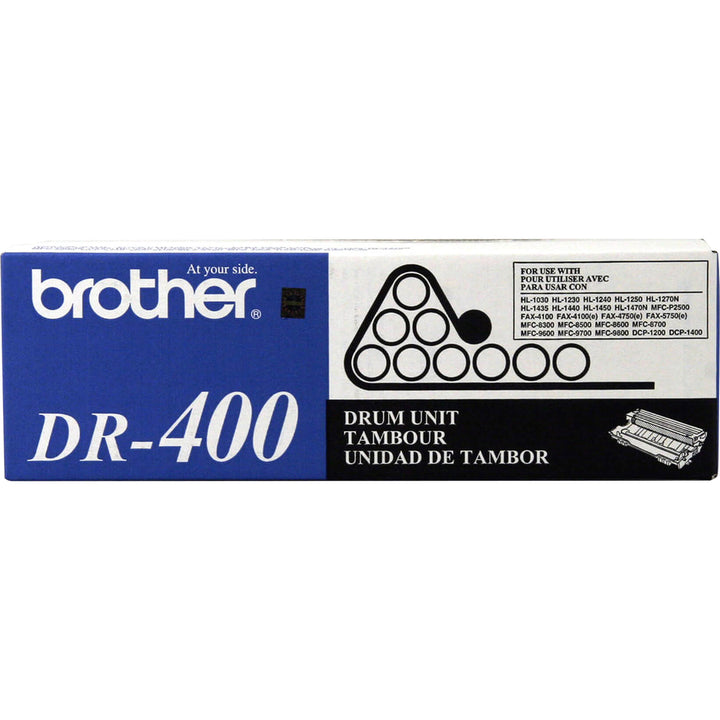 Image of Brother DR400 Replacement Drum Unit, Laser Print Technology, Black, Retail, 1 Each