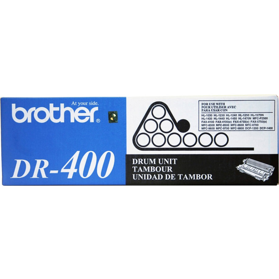 Image of Brother DR400 Replacement Drum Unit, Laser Print Technology, Black, Retail, 1 Each
