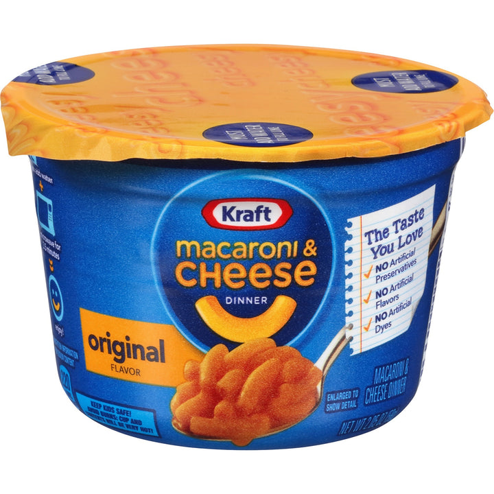 Image of Kraft® EasyMac Cups, Microwaveable, Original, 2.05 oz., 10/CT