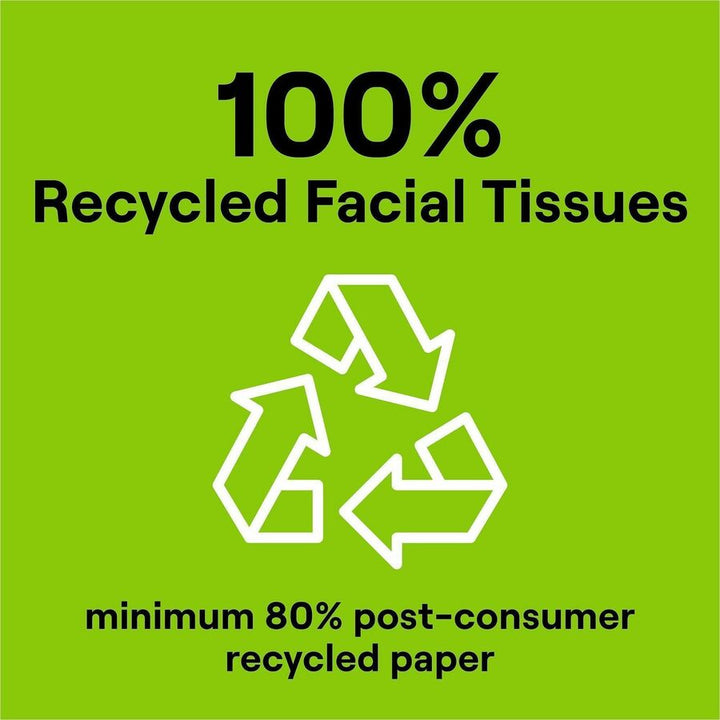 Image of Seventh Generation 13719 100% Recycled Facial Tissues, 2 Ply, White, Paper, 1 Box