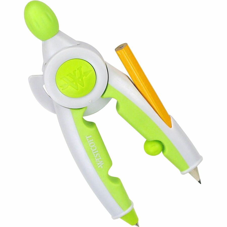 Image of Westcott® Soft Touch School Compass with Antimicrobial Product Protection, 10", Assorted Colors