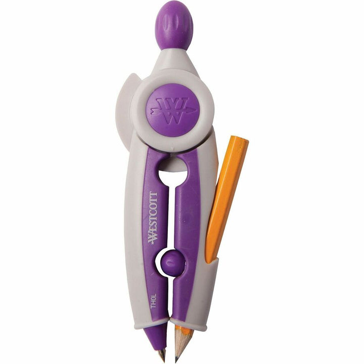 Image of Westcott® Soft Touch School Compass with Antimicrobial Product Protection, 10", Assorted Colors