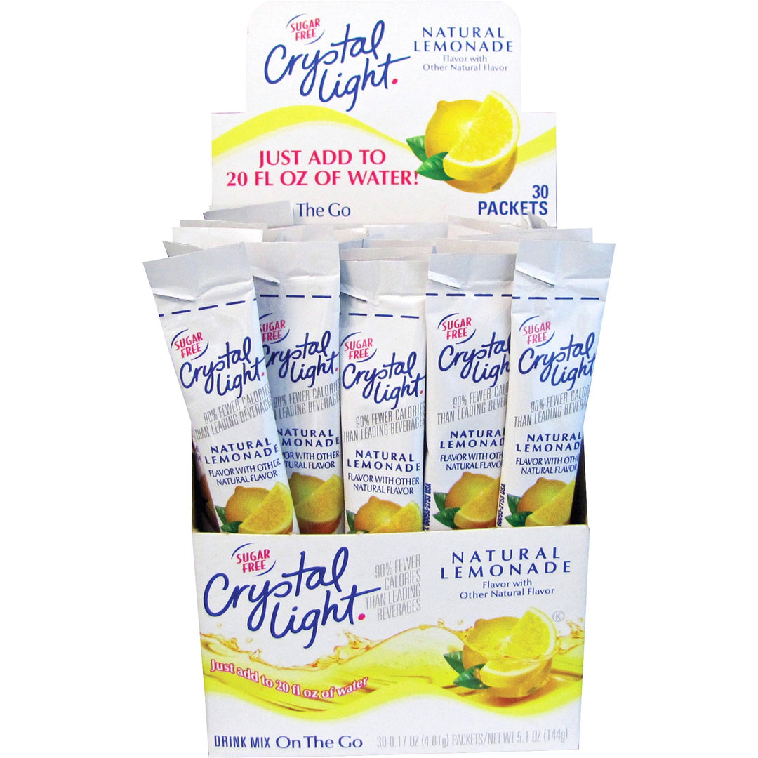 Image of Kraft® On-The-Go Mix Sticks, Sugar Free, .17oz, 30/BX, Lemonade