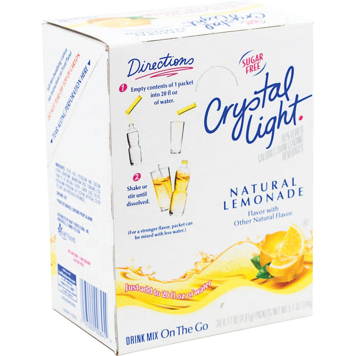 Image of Kraft® On-The-Go Mix Sticks, Sugar Free, .17oz, 30/BX, Lemonade