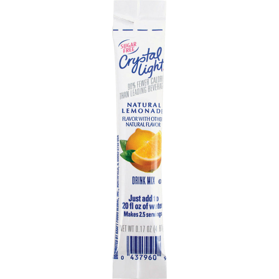 Image of Kraft® On-The-Go Mix Sticks, Sugar Free, .17oz, 30/BX, Lemonade
