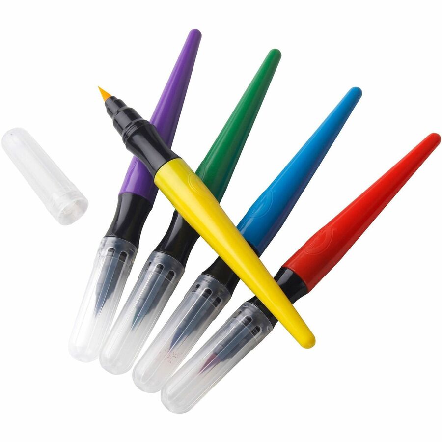 Image of Crayola® Paint Brush Pens, No Drip, 40/BX, Assorted