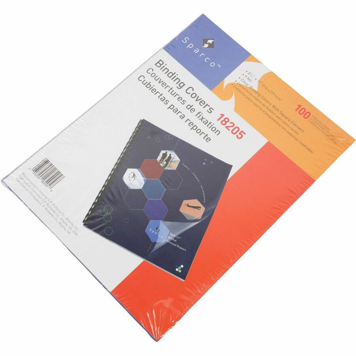 Image of Sparco Presentatn Covers,Sqre Cnr, Pln, 9mil,11"x8-1/2",100/BX,CL