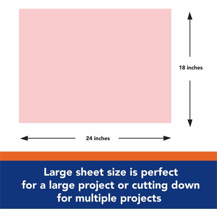 Image of Pacon® Construction Paper, 76lb., 18"x24", 50/PK, Pink