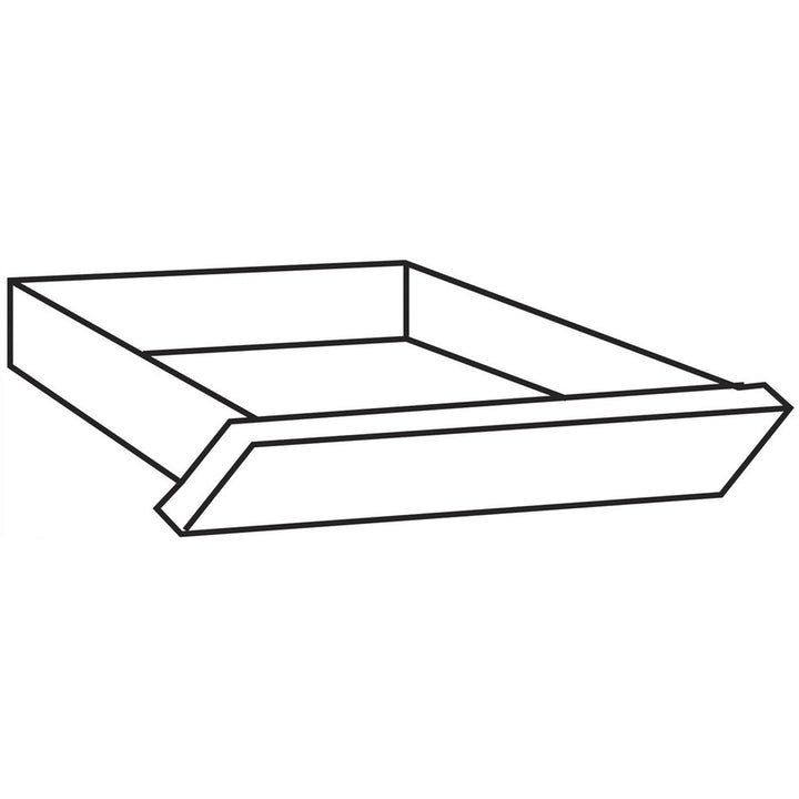 Image of HON® Laminate Angled Center Drawer, 22w X 15.38d X 2.5h, Mahogany