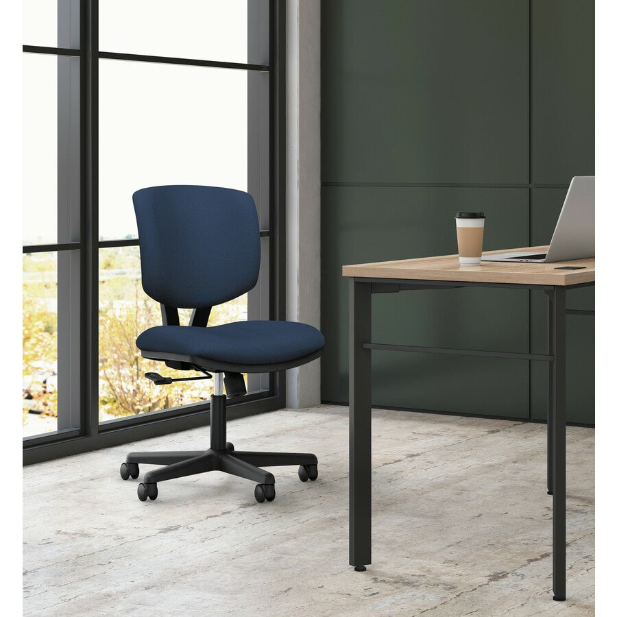 Image of HON® Task Chair, Tilt, Fabric, 25-3/4"x25-3/4"x40", Navy