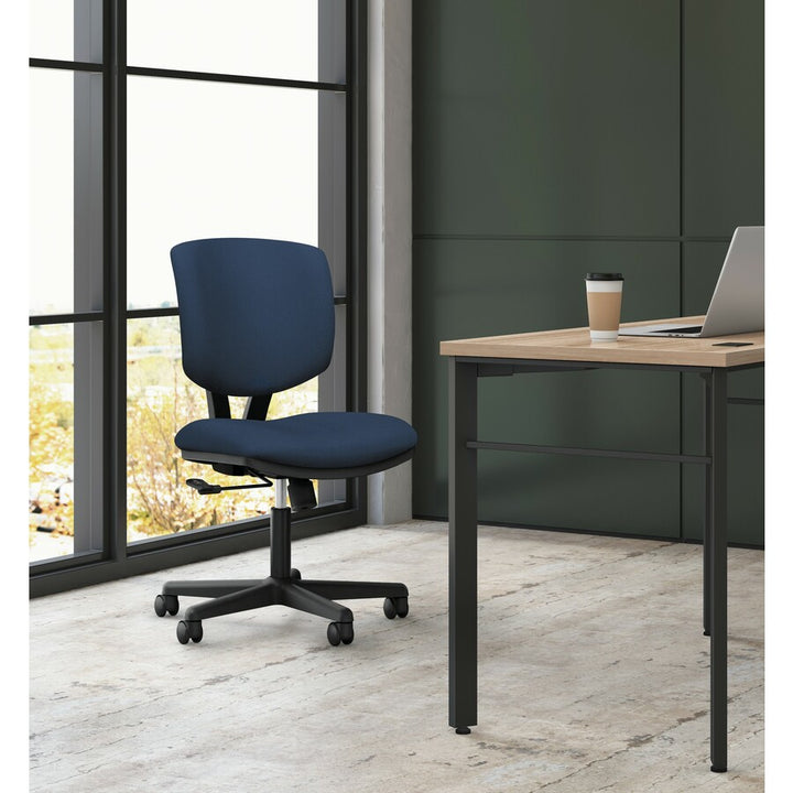 Image of HON® Task Chair, Tilt, Fabric, 25-3/4"x25-3/4"x40", Navy