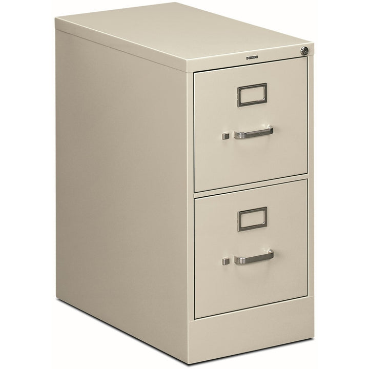 Image of HON® 510 Series Vertical File, 2 Letter-Size File Drawers, Light Gray, 15" X 25" X 29"