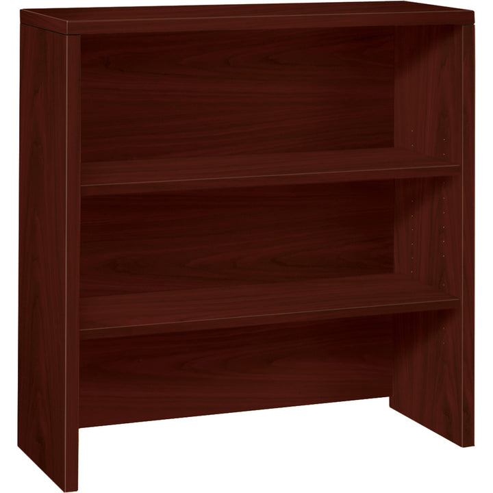 Image of HON® 10500 Series Bookcase Hutch, 36w X 14.63d X 37.13h, Mahogany