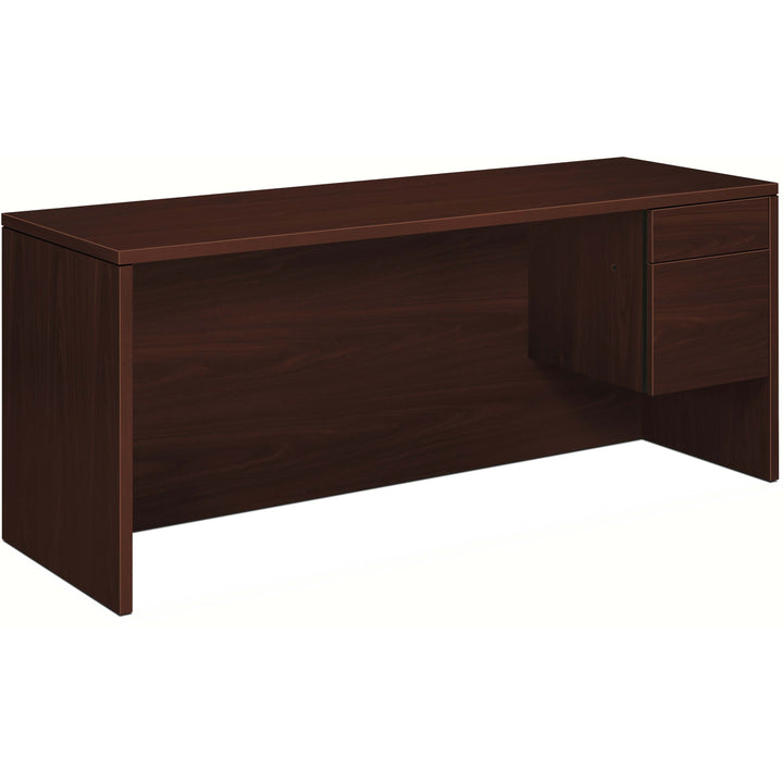 Image of HON® Right Pedestal Credenza, 72"x24"x29-1/2", Mahogany