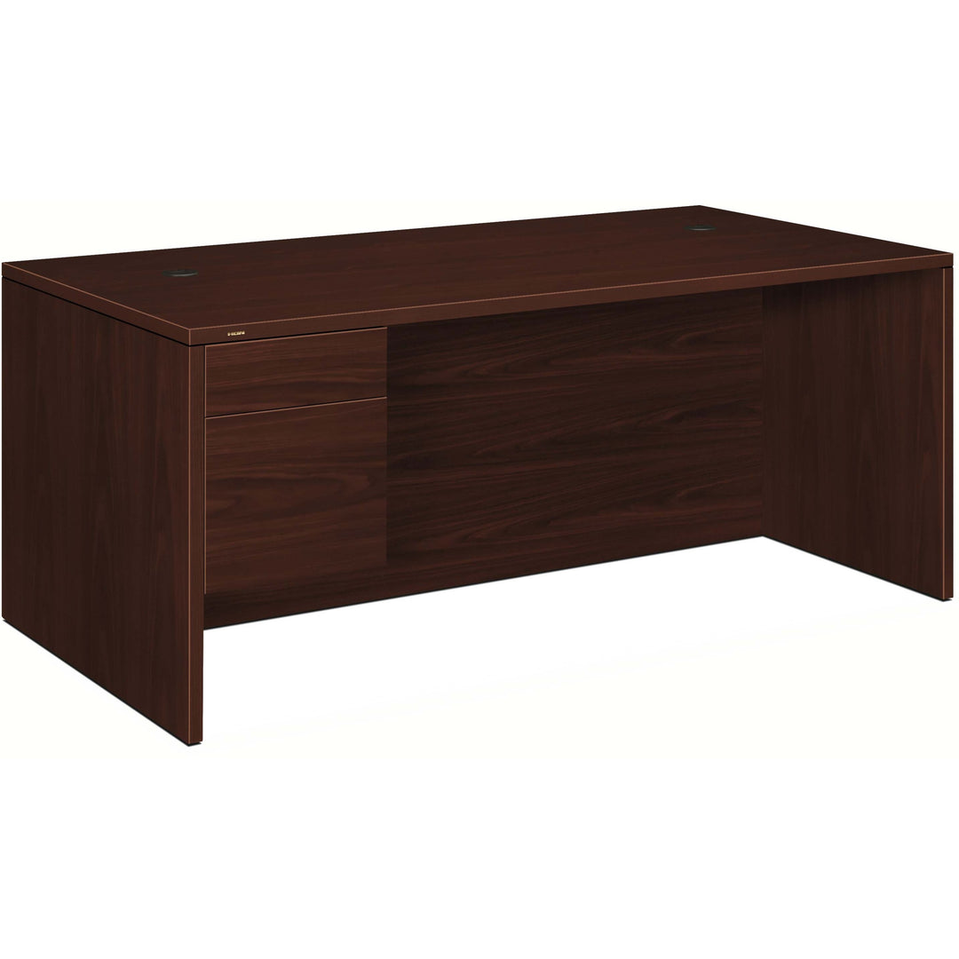Image of HON® Left Return Pedestal Desk, 72" Wx36"Dx29-1/2"H, MY