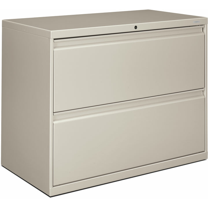 Image of HON® 2-Drawer Lateral File, W/Lock, 36"x19-1/4"x28-3/8", Lt.Gray