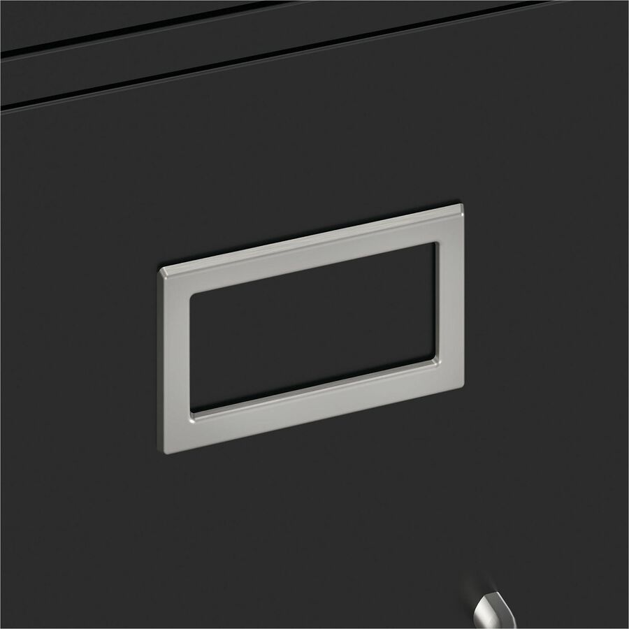 Image of HON® 510 Series Vertical File, 2 Letter-Size File Drawers, Black, 15" X 25" X 29"