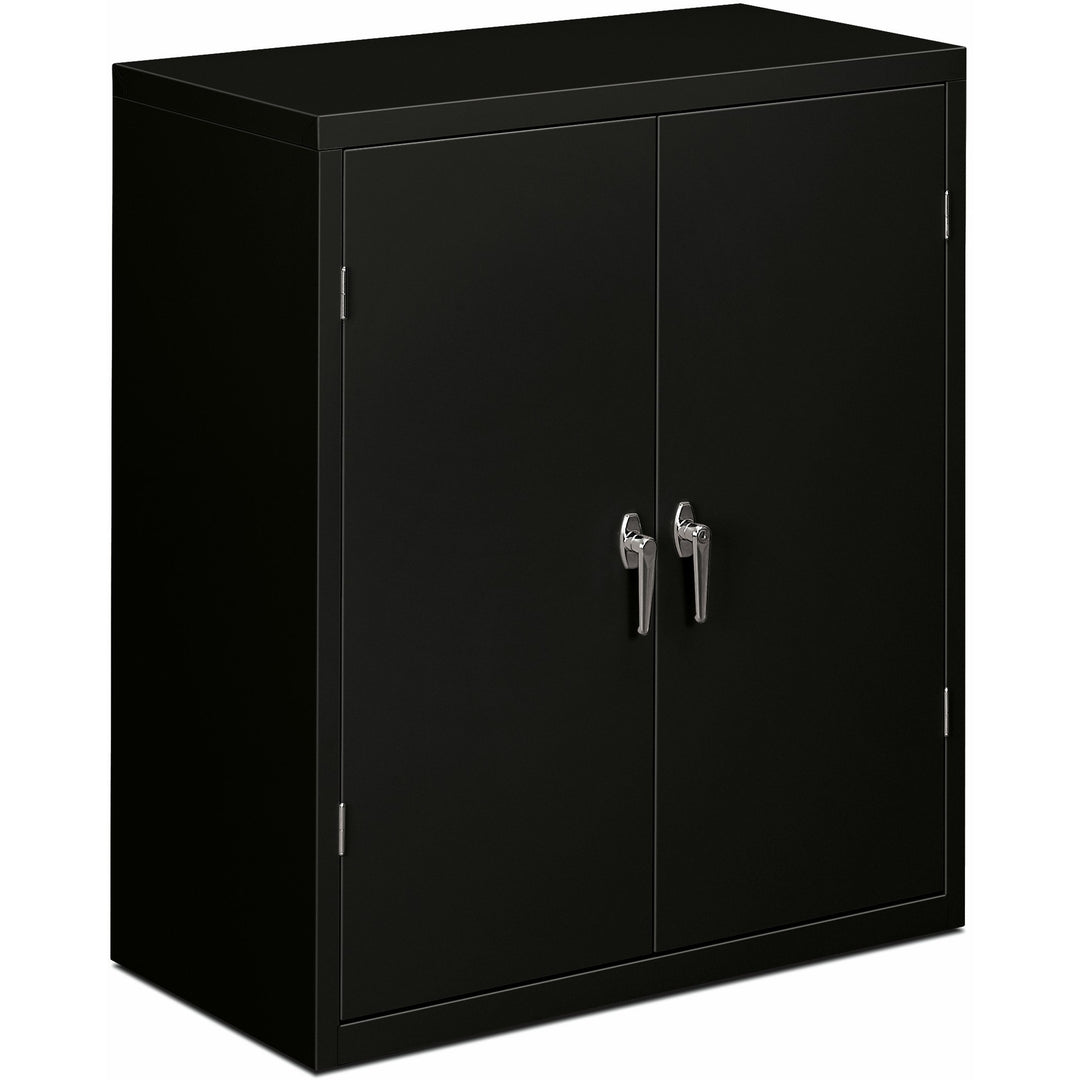 Image of HON® Assembled Storage Cabinet, 36w X 18d X 42h, Black