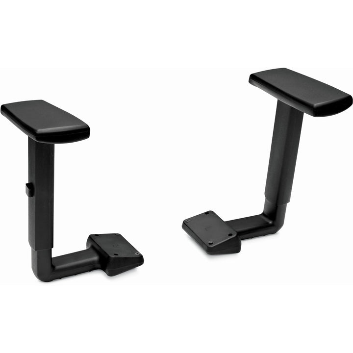 Image of HON® Optional Height-Adjustable T-Arms for Volt Series Chairs for HON Volt Series Task Chairs, Black, 2/Set