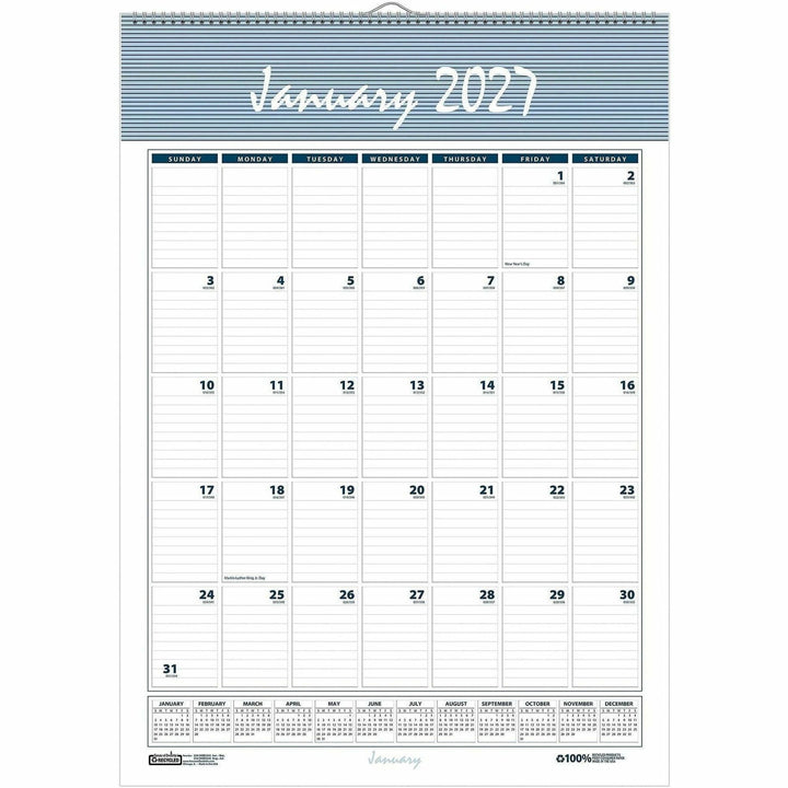 Image of House of Doolittle 334 Bar Harbor 12-Month Wall Calendar