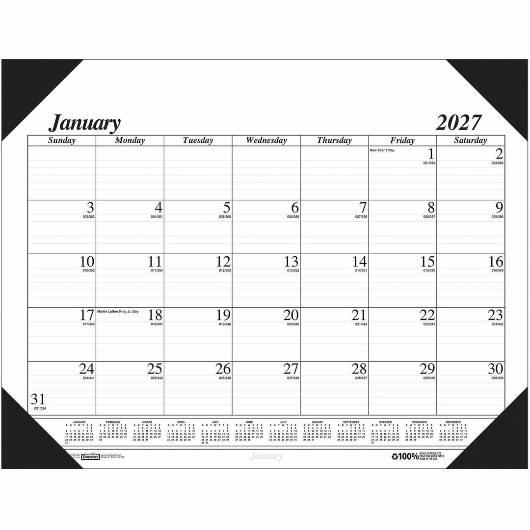 Image of House of Doolittle 124 Economy Refillable Desk Pad
