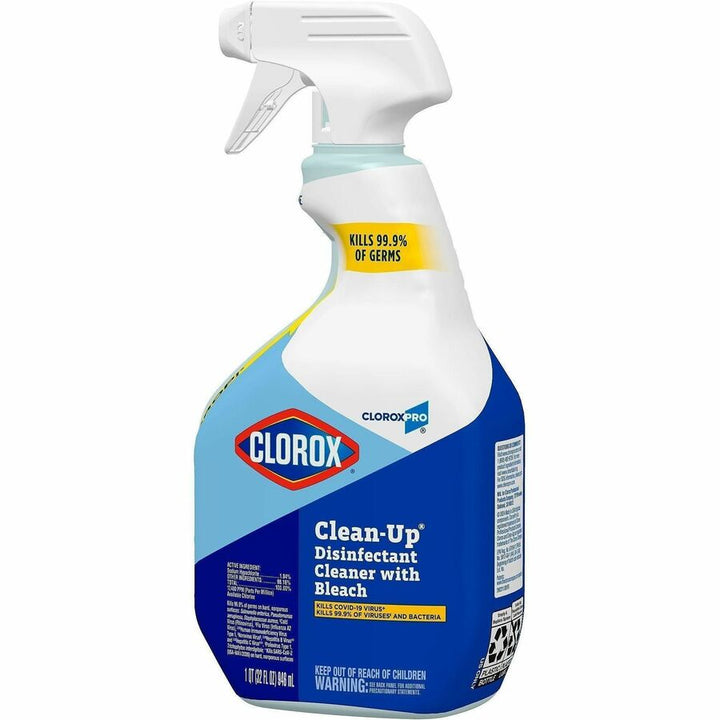 Image of CloroxPro™ 35417 Clean-Up Disinfectant Cleaner Spray with Bleach, Ready-To-Use, 32 fl oz (1 quart), Clear, 1 Each
