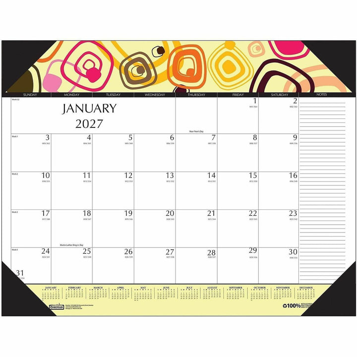 Image of House of Doolittle 149 12-Month Recycled Desk Pad Calendar
