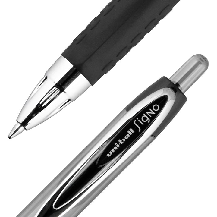 Image of uniball® Gel Pens, Retractable, Refillable, 0.7mm, 2/PK, BK