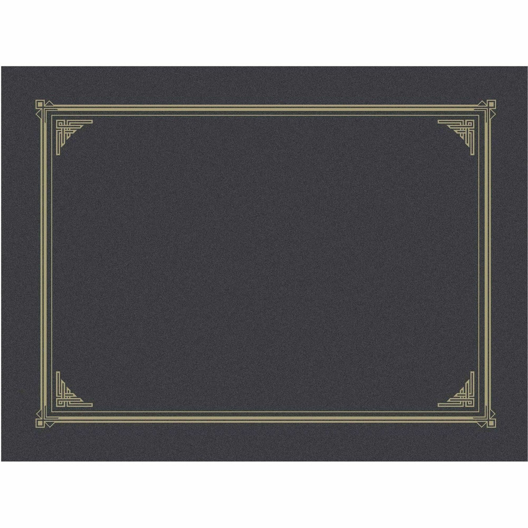 Image of Geographics® Certificate/Document Cover, 12.5 x 9.75, Metallic Gray, 6/Pack